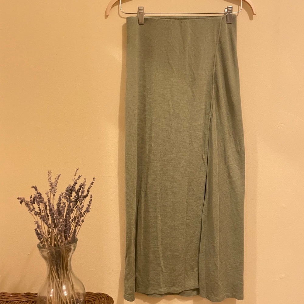 Wilfred Free Sage Slip midi Skirt - size M